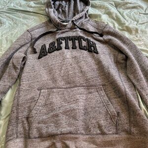 Abercrombie & Fitch Heather Gray Hoodie